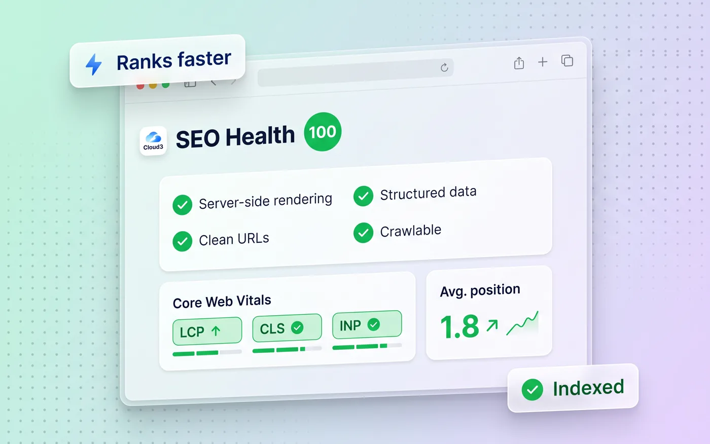 SEO built into web app architecture from day one