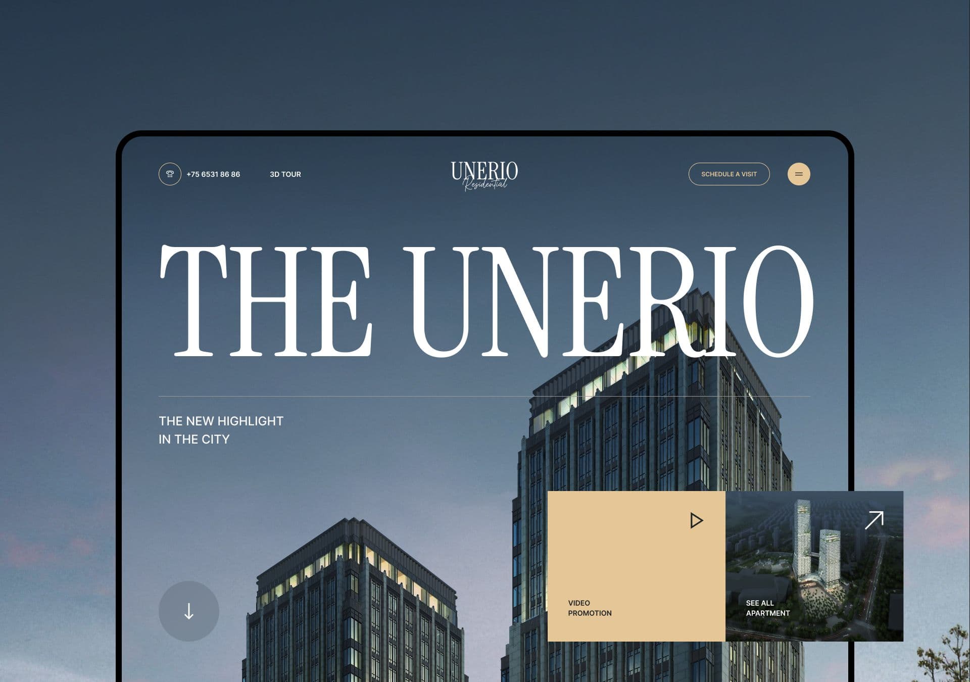 Modern responsive website design across devices